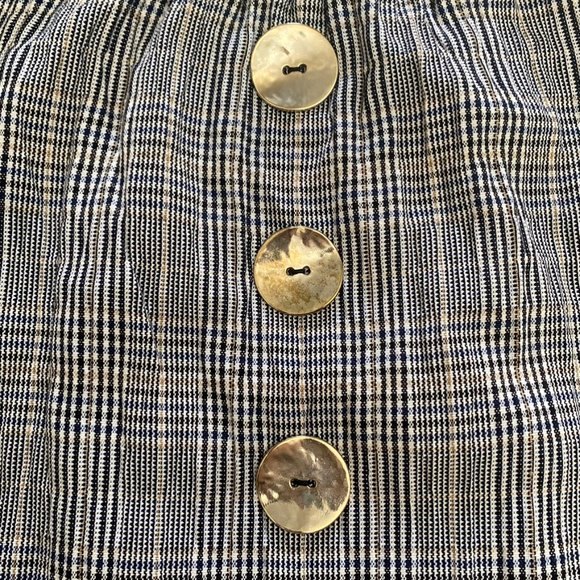 Zara Black and White Plaid Mini Dress - Picture 3 of 5